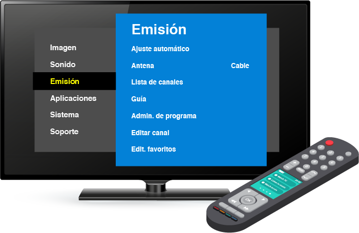 tv configuracion